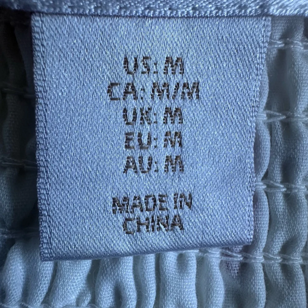 Caroline Constas Embroidered Linen Romper - Mediterranean Food Print - Size M. - Picture 8 of 17